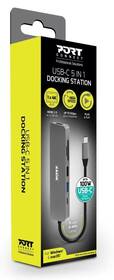 Dokovací stanice PORT CONNECT 6v1 USB-C, 1x 4K stříbrná

 obrázek produktu 8 z 8