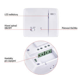 Termostat EMOS GoSmart, pokojový, programovatelný, bezdrátový, WiFi bílý

 obrázek produktu 9 z 16