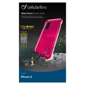 Kryt na mobil CellularLine na Apple iPhone X/Xs - fuchsiový 

 obrázek produktu 1 z 1