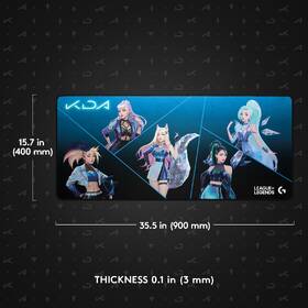 Podložka pod myš Logitech G840 XL 90 x 40 cm KDA 

 obrázek produktu 4 z 9