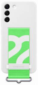 Kryt na mobil Samsung Silicone Cover s poutkem na Galaxy S22+ bílý

 obrázek produktu 1 z 5