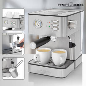 Pákový kávovar Profi Cook ES 1209 nerez

 obrázek produktu 5 z 8