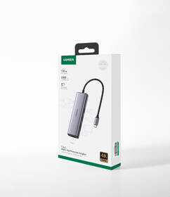 USB Hub UGREEN 7-in-1 4K HDMI USB-C šedý

 obrázek produktu 8 z 8