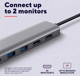 USB Hub Trust Dalyx 6-in-1 USB-C stříbrný

 obrázek produktu 8 z 9