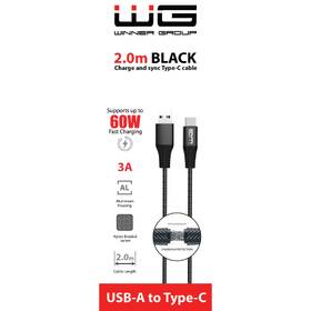 Kabel WG USB/USB-C, 60W, 2m černý

 obrázek produktu 1 z 1