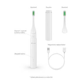 Zubní kartáček TrueLife SonicBrush T100 bílý

 obrázek produktu 2 z 11