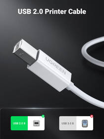 Kabel UGREEN USB-C/USB 2.0 B, 1,5m bílý

 obrázek produktu 4 z 5