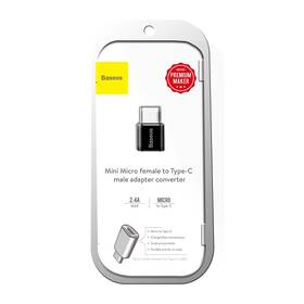 Redukce Baseus USB-C/Micro USB černá barva
