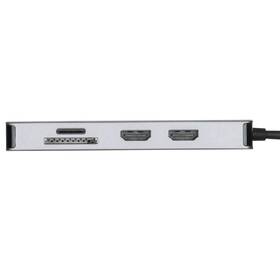 Dokovací stanice Targus Universal USB-C Dual HDMI 4K Dock, 100W PD Pass-Thru, MST stříbrná

 obrázek produktu 2 z 5