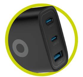 Nabíječka do sítě Mobile Origin GaN 40W MO13, 1x USB-A,  2xUSB-C černá

 obrázek produktu 7 z 12