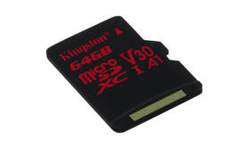 Paměťová karta Kingston microSDXC 64GB UHS-I U3 (100R/80W) 

 obrázek produktu 1 z 2