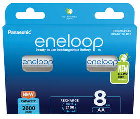 Baterie nabíjecí Panasonic Eneloop AA, HR06, 2000mAh, Ni-MH, blistr 8ks 

 obrázek produktu 2 z 4