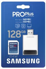 Paměťová karta Samsung 128GB UHS-I U3 (160R/120W) + USB adaptér 

 obrázek produktu 6 z 6