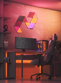 LED světlo Nanoleaf Shapes Ultra Black Triangles Expansion Pack 3 ks 

 obrázek produktu 2 z 6