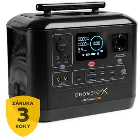 Nabíjecí stanice Crossio LifePower 1000 (1075,2 Wh) černá

 obrázek produktu 1 z 12