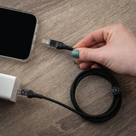 Kabel FIXED USB-C/USB-C, s displejem, PD, 100W, 1,2 m černý

 obrázek produktu 8 z 9