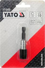 Adaptér YATO YT-0468 1/4" 60 mm 

 obrázek produktu 1 z 2
