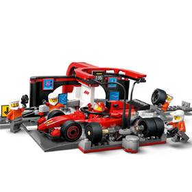 Stavebnice LEGO® City 60443 Zastávka v boxech F1® a personál s vozem Ferrari 

 obrázek produktu 2 z 9