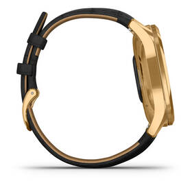 Chytré hodinky Garmin vivomove3 Luxe 24K Gold/Black Leather Band 

 obrázek produktu 6 z 6