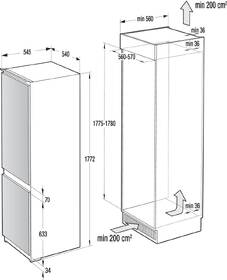 Chladnička s mrazničkou Gorenje RKI418EE1 FrostLess 

 obrázek produktu 14 z 14