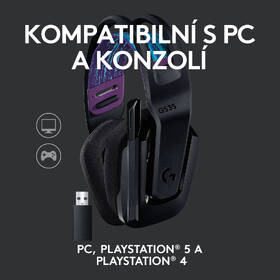 Headset Logitech G535 Lightspeed černý

 obrázek produktu 9 z 12