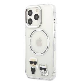 Kryt na mobil Karl Lagerfeld MagSafe Karl and Choupette na Apple iPhone 13 Pro Max průhledný

 obrázek produktu 1 z 3