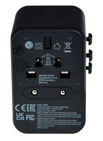 Cestovní adaptér Verbatim UTA-04 s 1 x USB-C PD 61W & QC 3.0 / 1 x USB-C / 3 x USB-A černý

 obrázek produktu 2 z 8