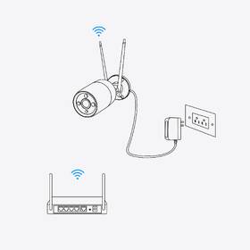 IP kamera Reolink E Series E540 - E1 Outdoor bílá barva
