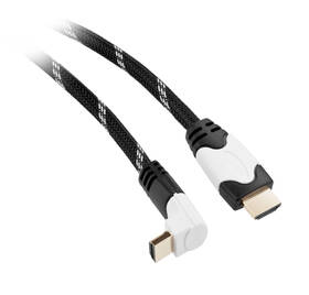 Kabel GoGEN HDMI 2.0, 3m, 90° konektor, opletený, pozlacený, s ethernetem černý

 obrázek produktu 1 z 1