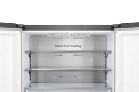 Americká lednice Hisense RQ758N4SBFE černá barva
