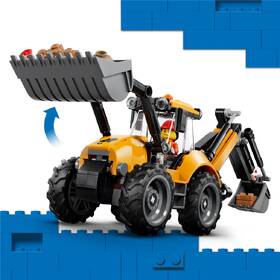 Stavebnice LEGO® City 60480 Žlutý nakladač s rypadlem 

 obrázek produktu 2 z 8
