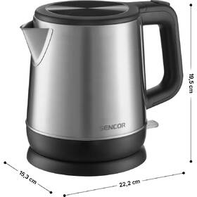 Rychlovarná konvice Sencor SWK 1040SS 1 l nerez

 obrázek produktu 1 z 5