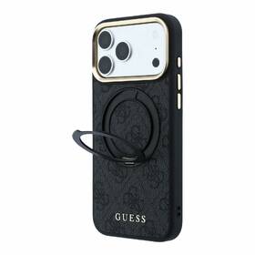 Kryt na mobil Guess PU 4G Ring Stand MagSafe na Apple iPhone 18 Pro Max černý

 obrázek produktu 4 z 6
