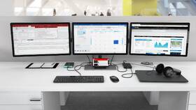 USB Hub i-tec USB-C Metal Low Profile 4K Triple Display Docking Station + Power Delivery 85 W 

 obrázek produktu 5 z 6