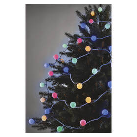 Vánoční osvětlení EMOS 40 LED cherry řetěz - kuličky 2,5 cm, 4 m, venkovní i vnitřní, multicolor, časovač 

 obrázek produktu 5 z 8