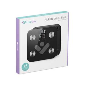 Osobní váha TrueLife W6 BT Black černá/sklo

 obrázek produktu 10 z 10