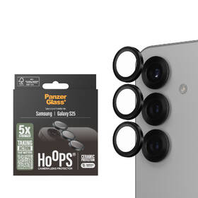 Ochranné sklo čočky fotoaparátu PanzerGlass HoOps Ceramic na Samsung Galaxy S25 černé

 obrázek produktu 2 z 9