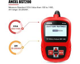 Tester autobaterie Ancel BST200 černý

 obrázek produktu 1 z 2