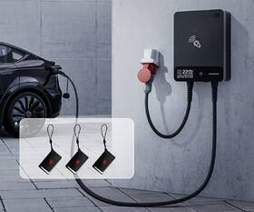 Nabíjecí stanice dé pro elektromobily 22kW s 15m kabelem, verze s CZ aplikací černá

 obrázek produktu 8 z 8