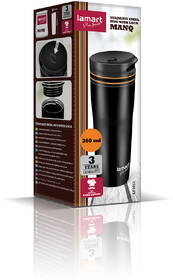 Termohrnek Lamart 360 ml LT4051 černý/oranžový

 obrázek produktu 4 z 4
