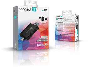 Čtečka paměťových karet Connect IT USB-C/USB-A černá

 obrázek produktu 2 z 2