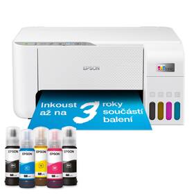 Tiskárna multifunkční Epson EcoTank L3276 bílá barva

