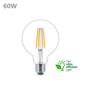 Žárovka LED Philips 60W, filament, G95, E27, neutrální bílá 

 obrázek produktu 2 z 3