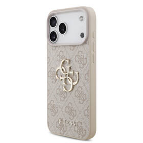 Kryt na mobil Guess PU 4G Metal Logo Strap na Apple iPhone 17 Pro Max růžový

 obrázek produktu 1 z 7