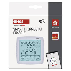 Termostat EMOS GoSmart, podlahový, programovatelný, drátový, WiFi bílý

 obrázek produktu 15 z 15