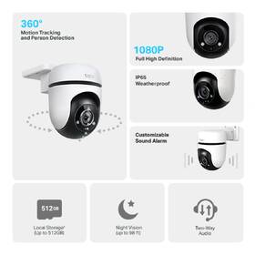 IP kamera TP-Link Tapo C500 bílá

 obrázek produktu 1 z 7