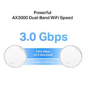 Komplexní Wi-Fi systém TP-Link Deco X50-PoE Mesh, AX3000 (2 ks) bílý

 obrázek produktu 6 z 11