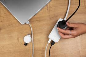 Kabel prodlužovací FIXED Charging Strip 2x USB-C a 2x USB, GaN III, PD 65W, 3 m bílý

 obrázek produktu 8 z 11