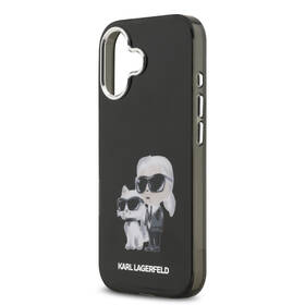 Kryt na mobil Karl Lagerfeld IML Aquarelle Karl and Choupette na Apple iPhone 17 černý

 obrázek produktu 5 z 7