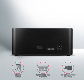 Dokovací stanice Axagon SuperSpeed USB COMPACT HDD dock černá

 obrázek produktu 2 z 9